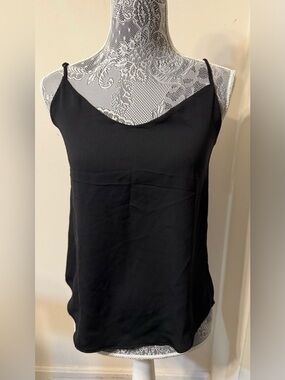 NWT J Crew 365 Women's V-neck camisole Item H6857 Black size 0 $49